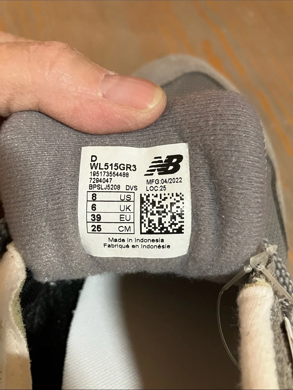 New Balance Gray Mesh & Suede Women's Sneakers
